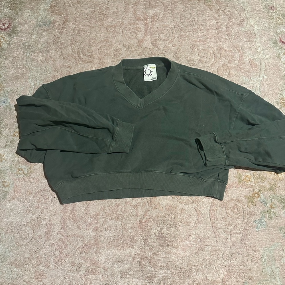 Aerie cropped sweatshirt